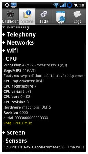 Podkręcamy procesor Motoroli Milestone... do 1200 MHz !!!