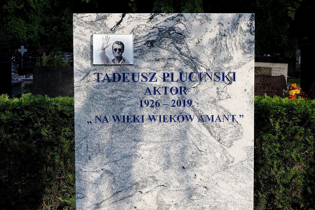 Grób Tadeusza Plucińskiego na Powązkach Wojskowych