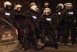 Kielce: 24 osoby zatrzymane, policjant w szpitalu