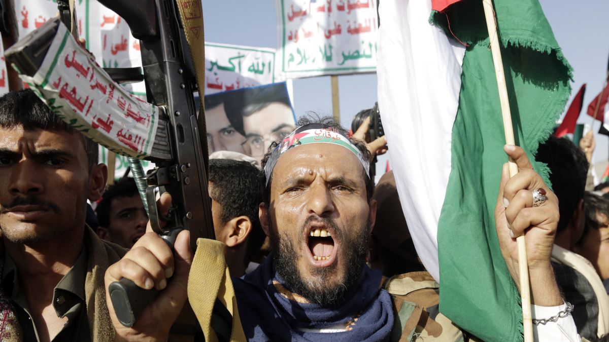 People Protest U.S-led Aerial Attacks Targeting Yemen 2024Mohammed Hamoud