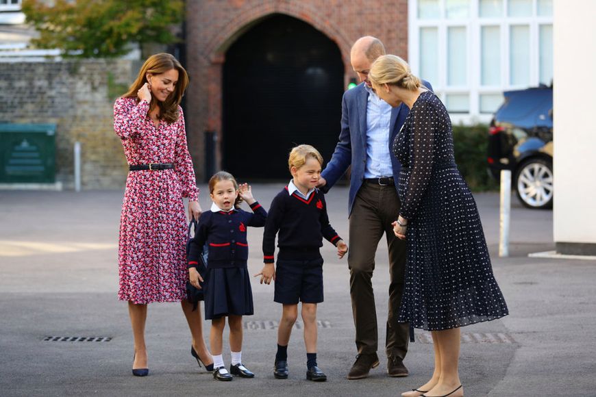 Księżna Kate i książę William - pierwszy dzień szkoły