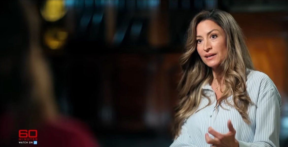 Rebecca Loos podczas wywiadu