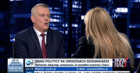 Olejnik dała posłowi złośliwy prezent. Żart nie poszedł po jej myśli