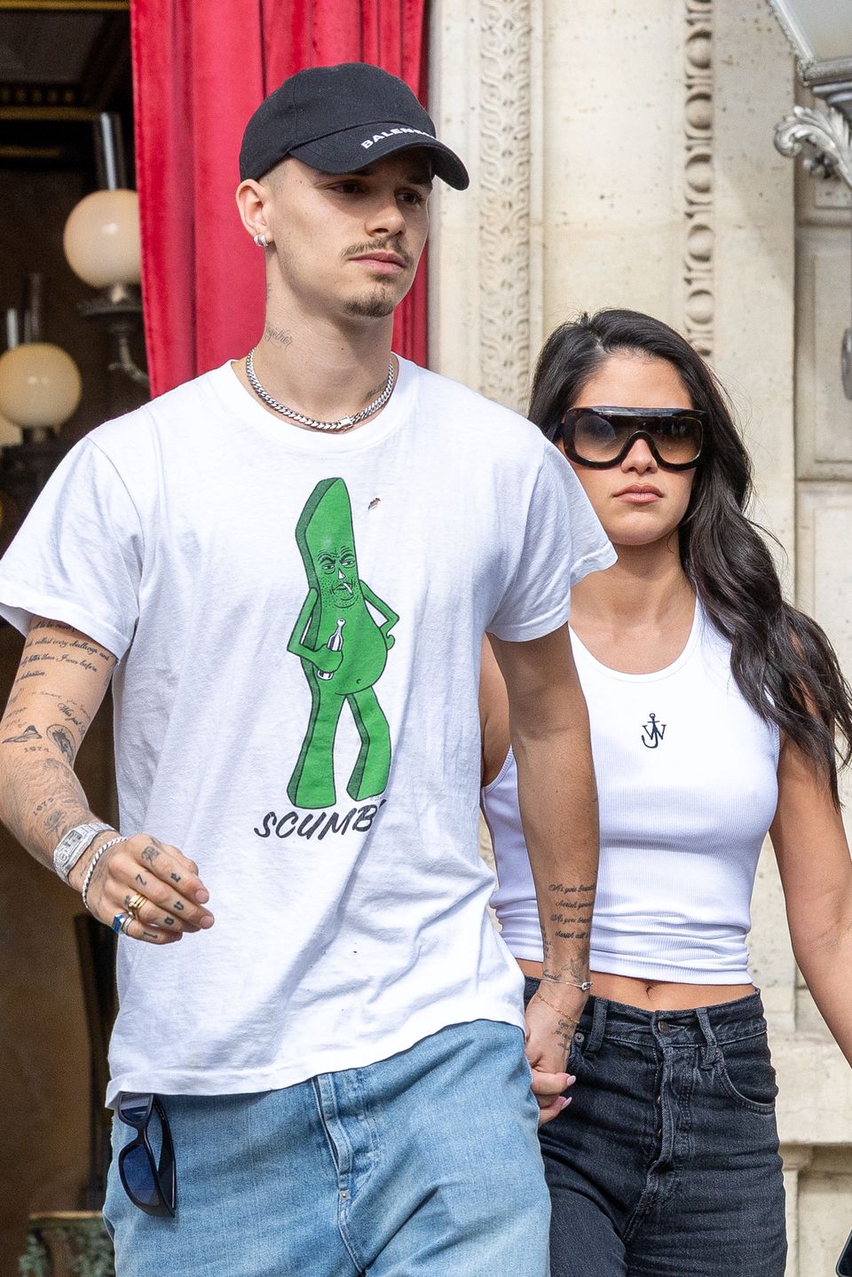 Romeo Beckham i Kim Turnball