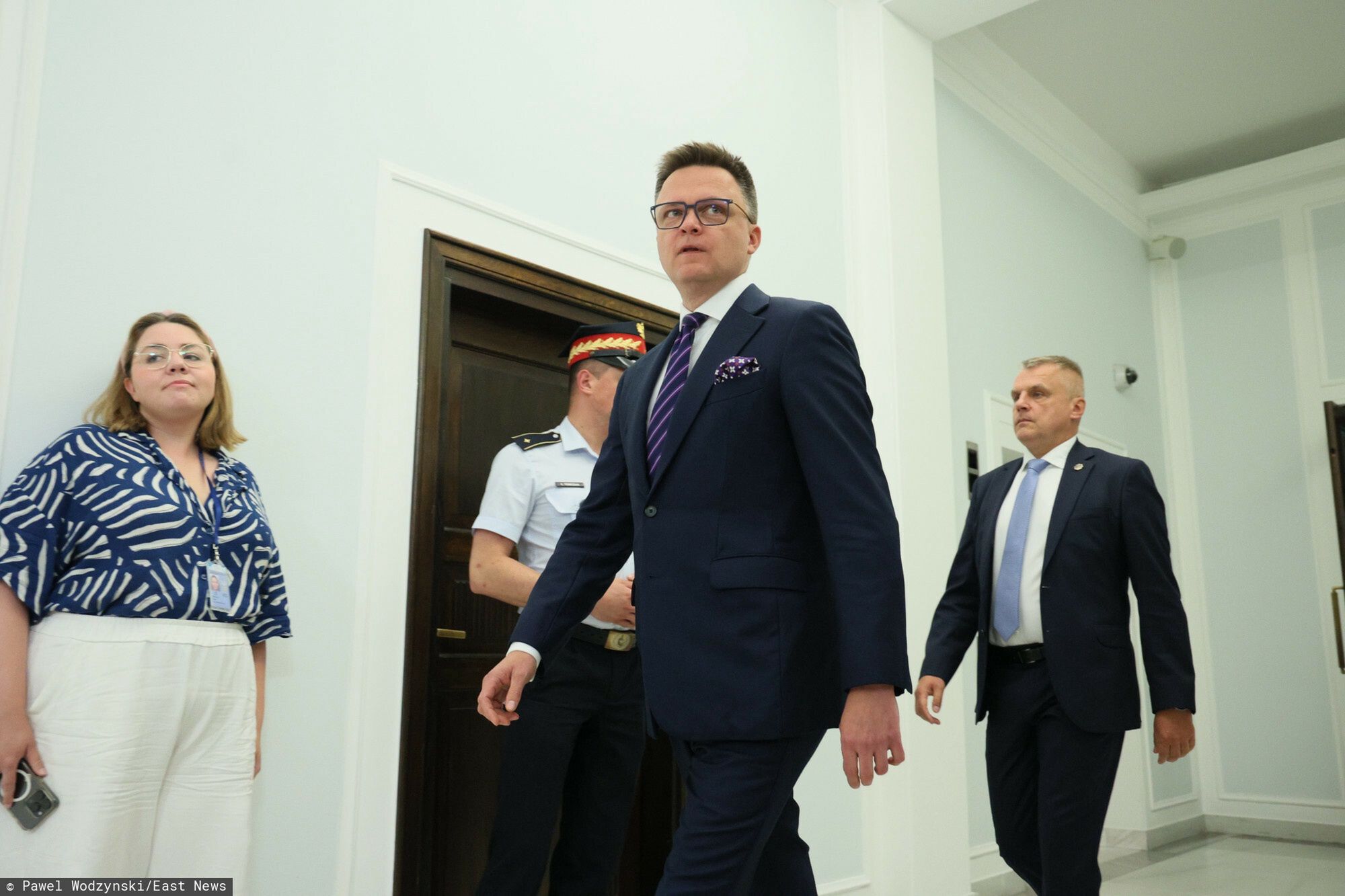 Szymon Ho?ownia nt. wynik�w wybor�w prezydenkich
Fot. Pawel Wodzynski/East News, 02.06.2025. Marszalek Sejmu Szymon Holownia nt. wygranej Karola Nawrockiego w drugiej turze wyborow prezydenckich.
N/z: Szymon Holownia
Pawel Wodzynski