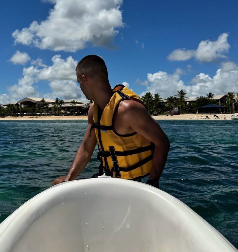 Angelika Mucha z ukochanym na Mauritiusie