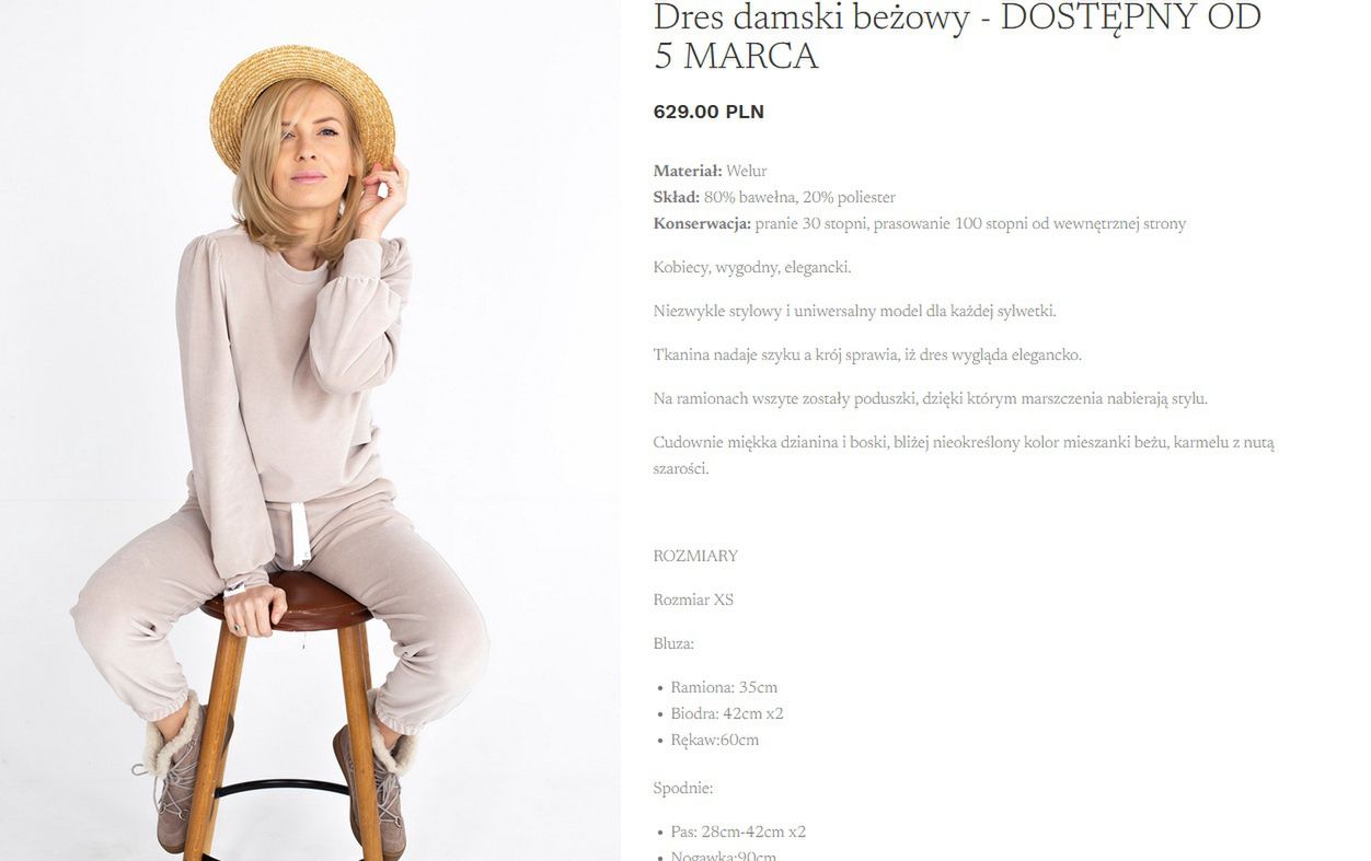 Edyta Pazura sprzedaje dresy za 600 złotych
