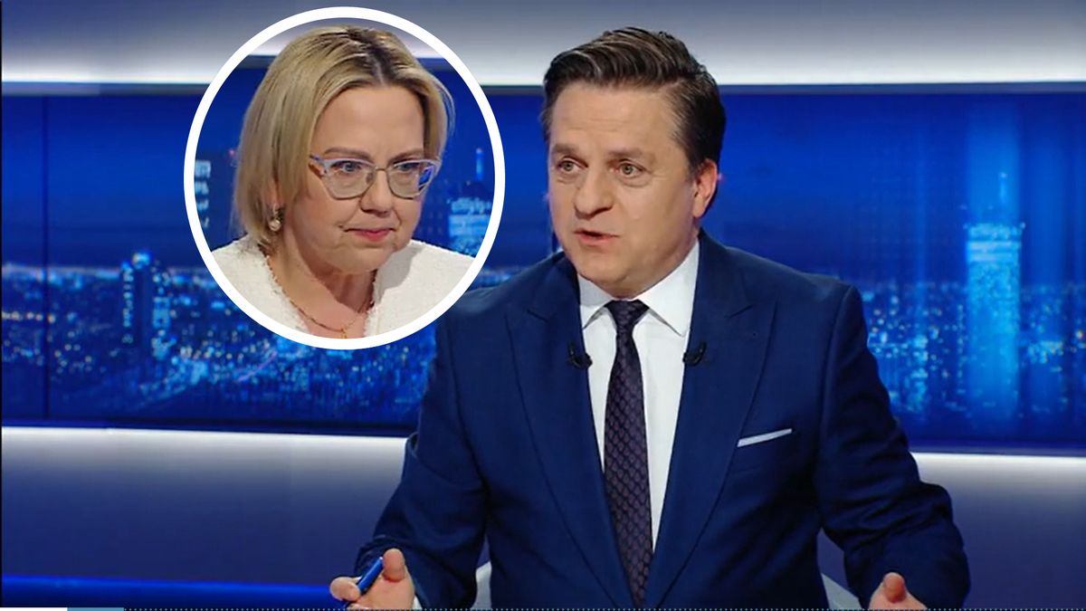 Bogdan Rymanowski i Anna Moskwa w programie "Gość Wydarzeń", 24.04.2023
