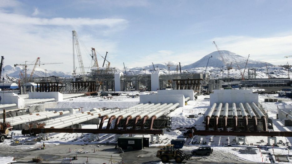 Terminal gazowy Ormen Lange w gminie Aukra w Norwegii