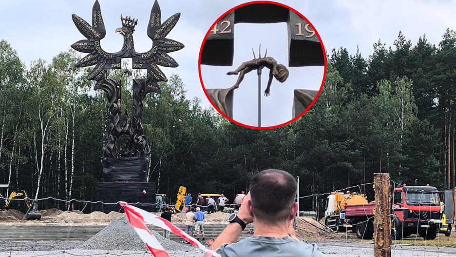 Pomnik "Rzeż wołyńska" budzi ogromne zainteresowanie podróżnych przejeżdżających przez S17 z Lublina do Rzeszowa