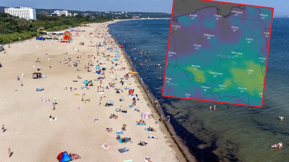 Plazą w gdańskim Jelitkowie