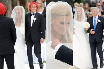 Michał Wiśniewski i Dominika Tajner siedem lat temu wzięli ślub: Mazury, Terentiew w roli świadka, suknia od Grycanki... (ZDJĘCIA)