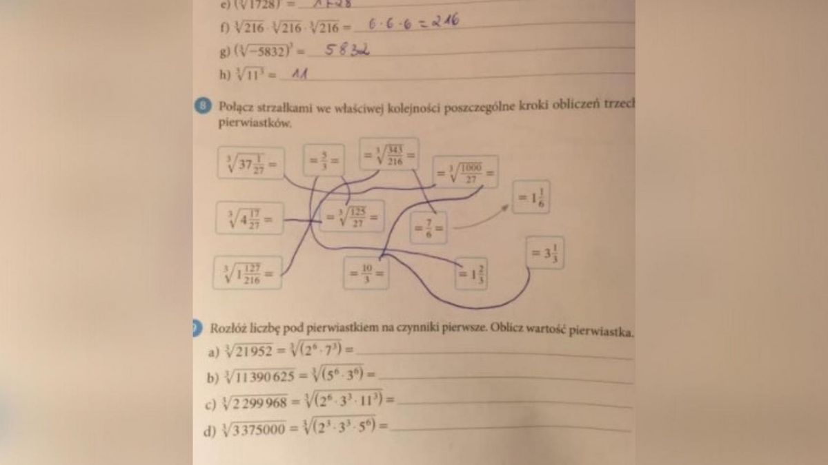 Zadanie z matematyki za trudne dla dziecka i rodziców