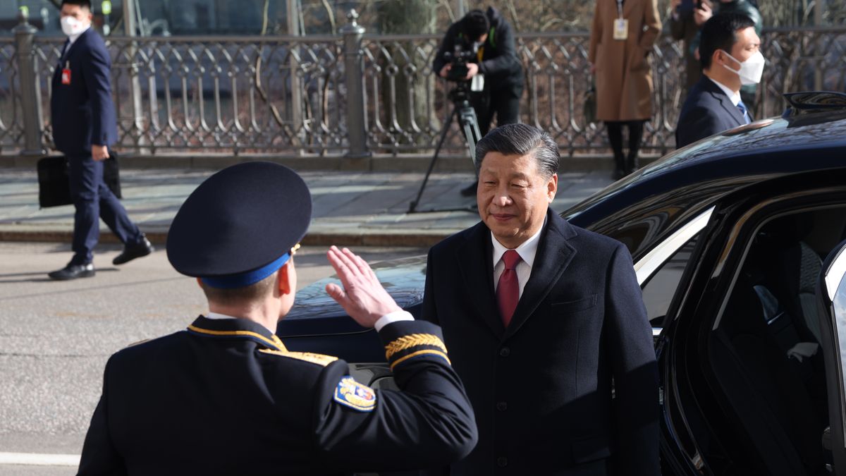 Xi Jinping w Moskwie 2023