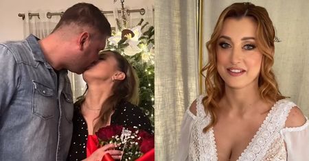 Justyna Żyła pokazała zdjęcie z MĘŻEM tuż po wyjściu z kościoła. Czekała na nich niespodzianka