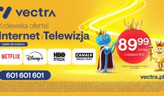 Vectra startuje z "Królewską ofertą". Internet, telewizja i streaming w jednym pakiecie