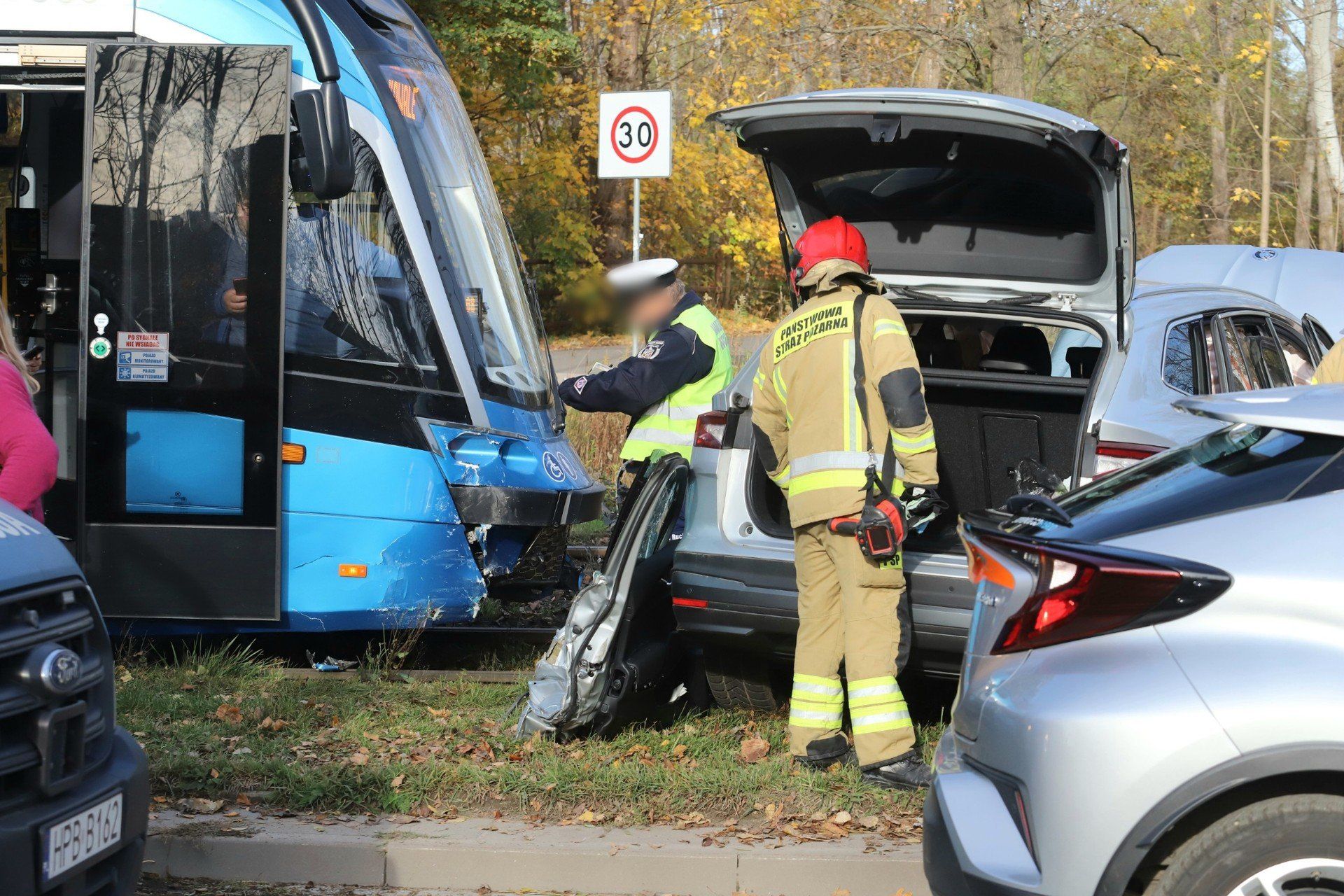 Wypadek na ul. Kwidzyńskiej