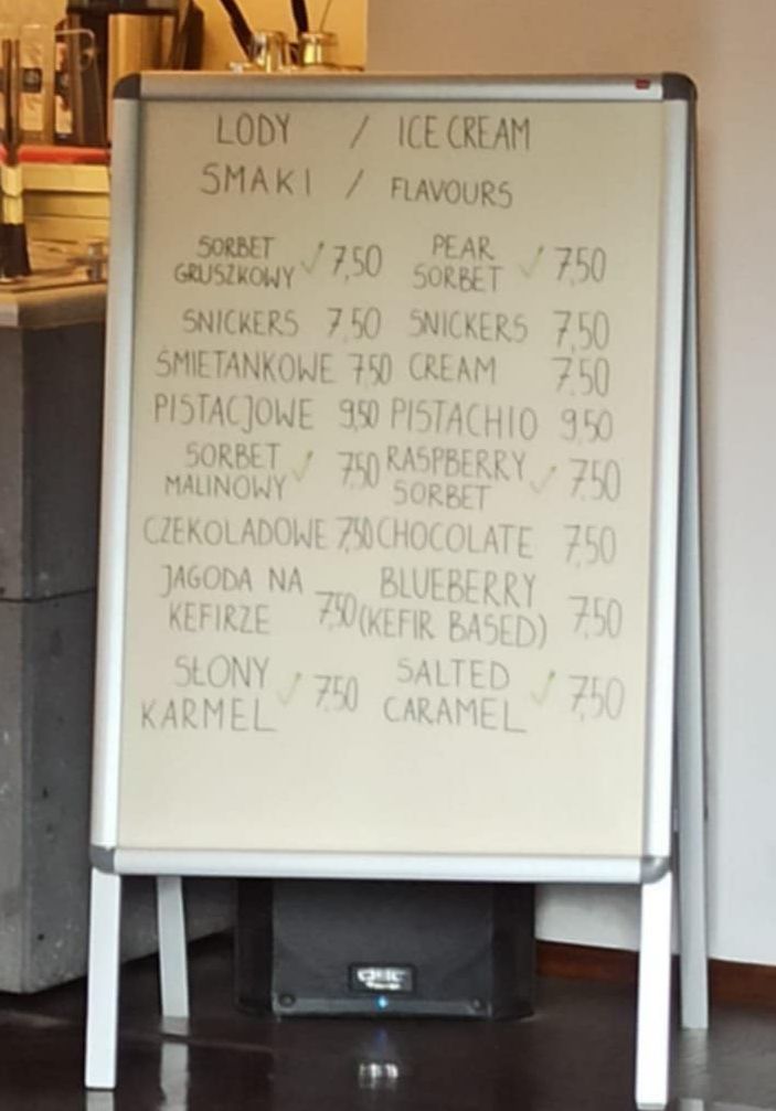 Ceny lodów w Krakowie