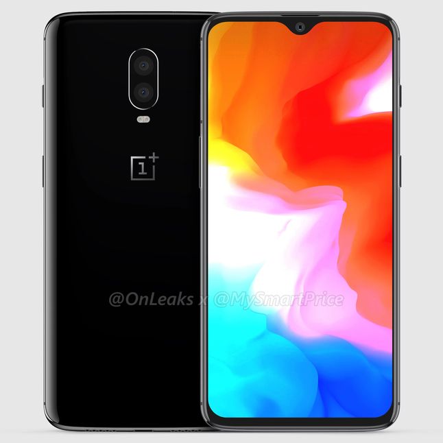 OnePlus 6T - wizualizacja