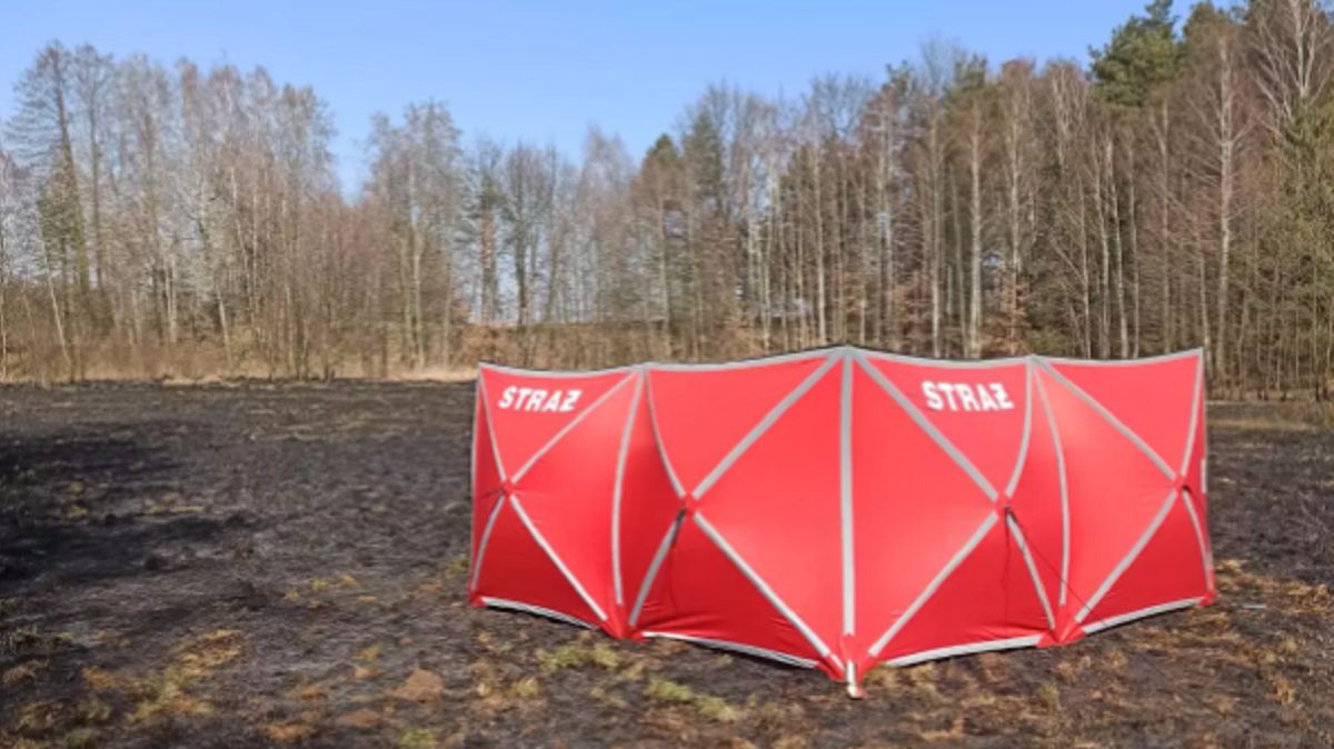 Tragiczny finał pożaru traw