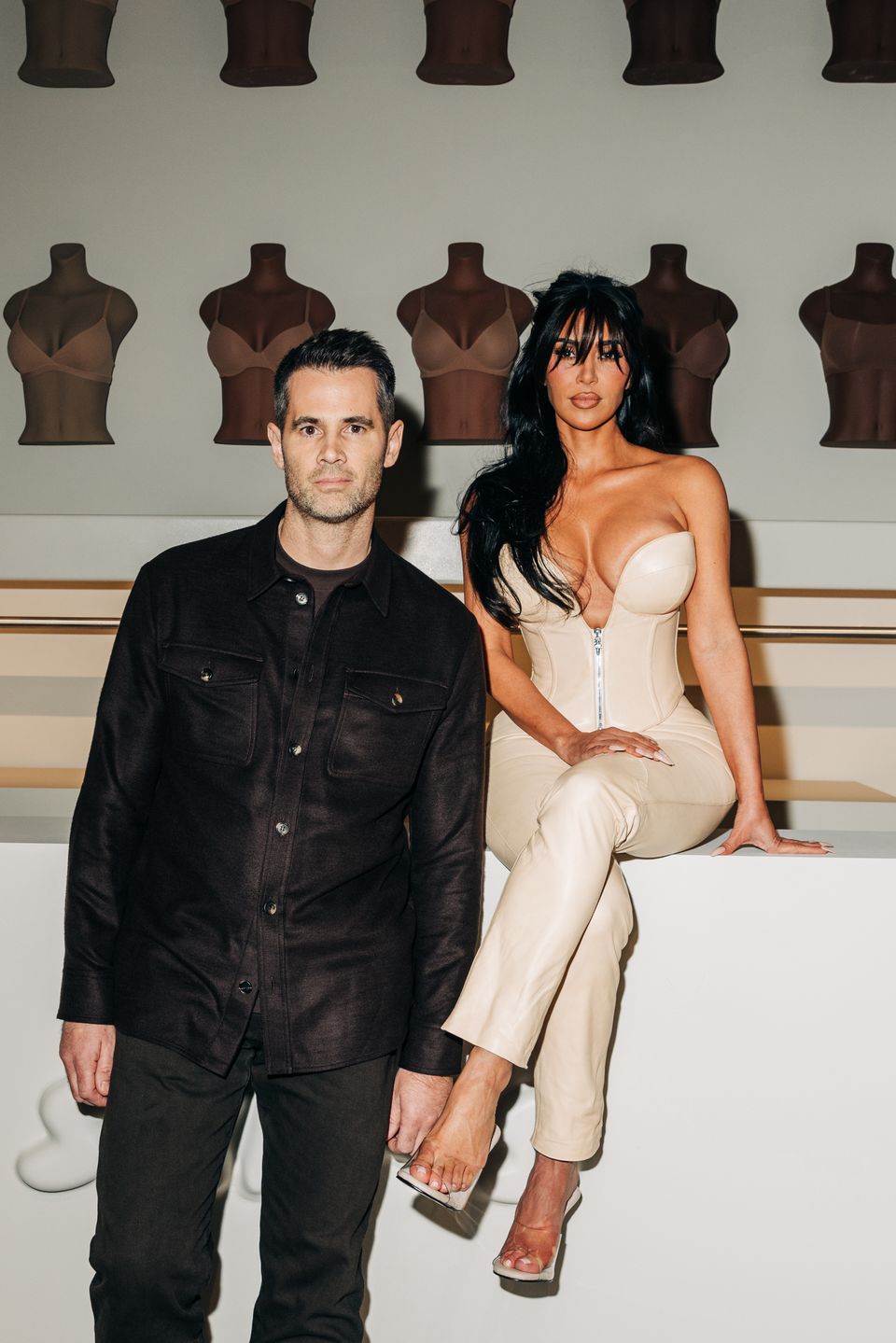 Jens Grede i Kim Kardashian w grudniu 2024 roku