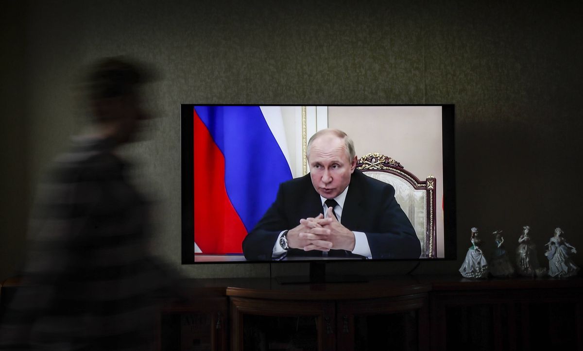 Kreml zmienia przekaz. Zamiast "denazyfikacji" Ukrainy, konflikt z UE i NATO 