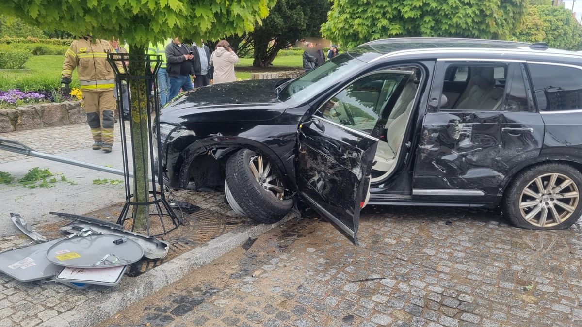 Demolka w centrum Nidzicy.