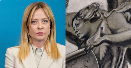Miał tylko odnowić fresk anioła. Wyszła mu twarz premier Włoch