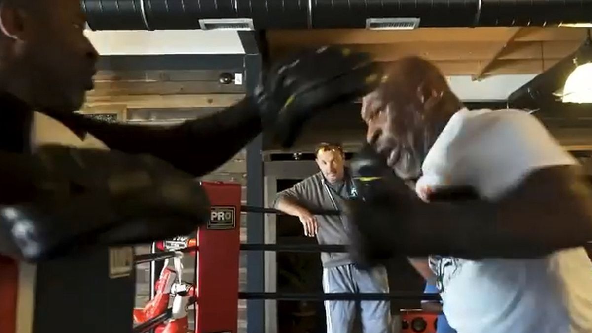 Trening Mike'a Tysona