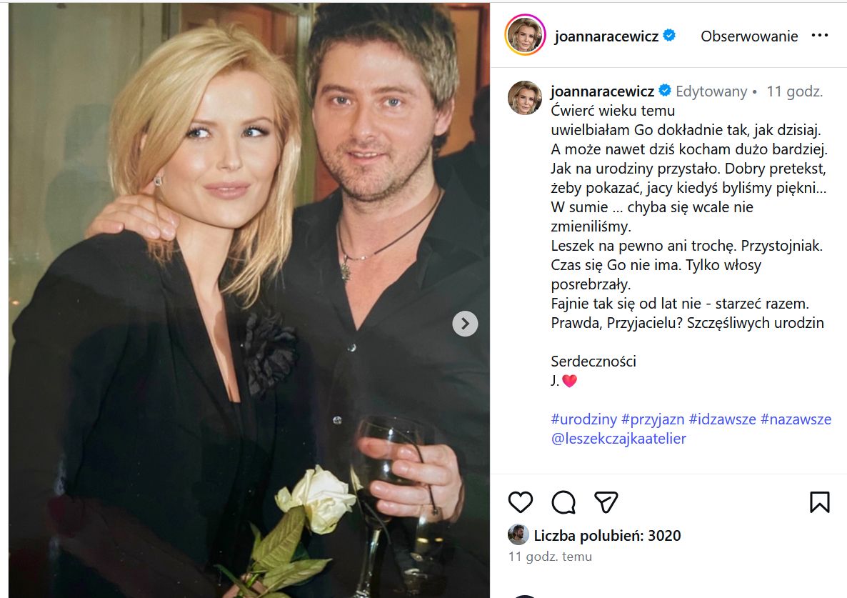 Joanna Racewicz pokazała, jak wyglądała 25 lat temu