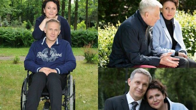 M jak miłość, Artur Rogowski (Robert Moskwa, Maria Rogowska (Małgorzata Pieńkowska), Robert Bilski (Zbigniew Stryj) fot: Facebook.com