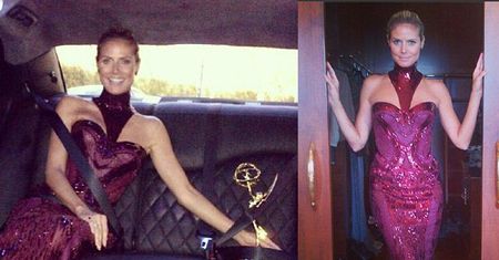 Rozdanie Emmy oczami Heidi Klum (ZDJĘCIA)