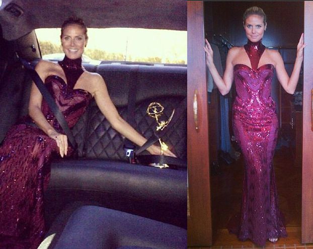 Rozdanie Emmy oczami Heidi Klum (ZDJĘCIA)