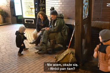 Kadr z reportażu o Rosji w Kanale Zero