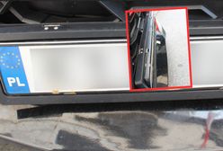 Ruchome tablice rejestracyjne. Policjanci odkryli zuchwały mechanizm