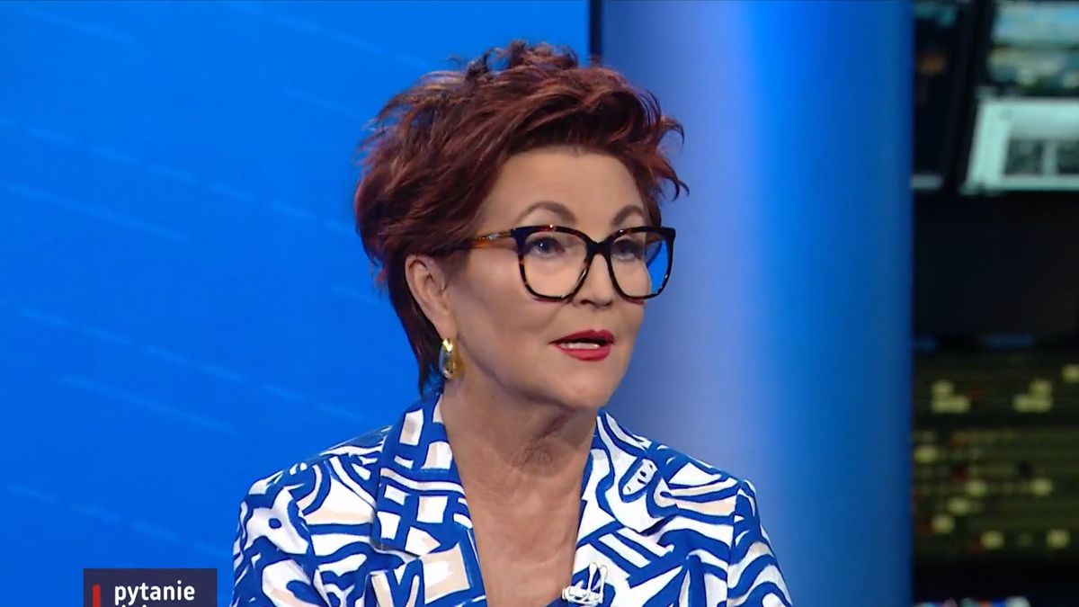 Jolanta Kwaśniewska w programie "Pytanie dnia"