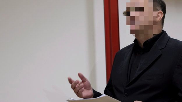 Dariusz P. na sali rozpraw