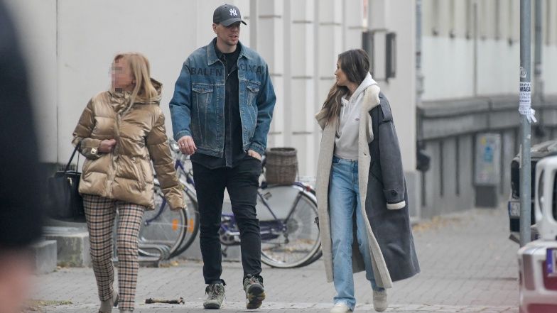 Marina Łuczenko i Wojciech Szczęsny odwiedzają restaurację