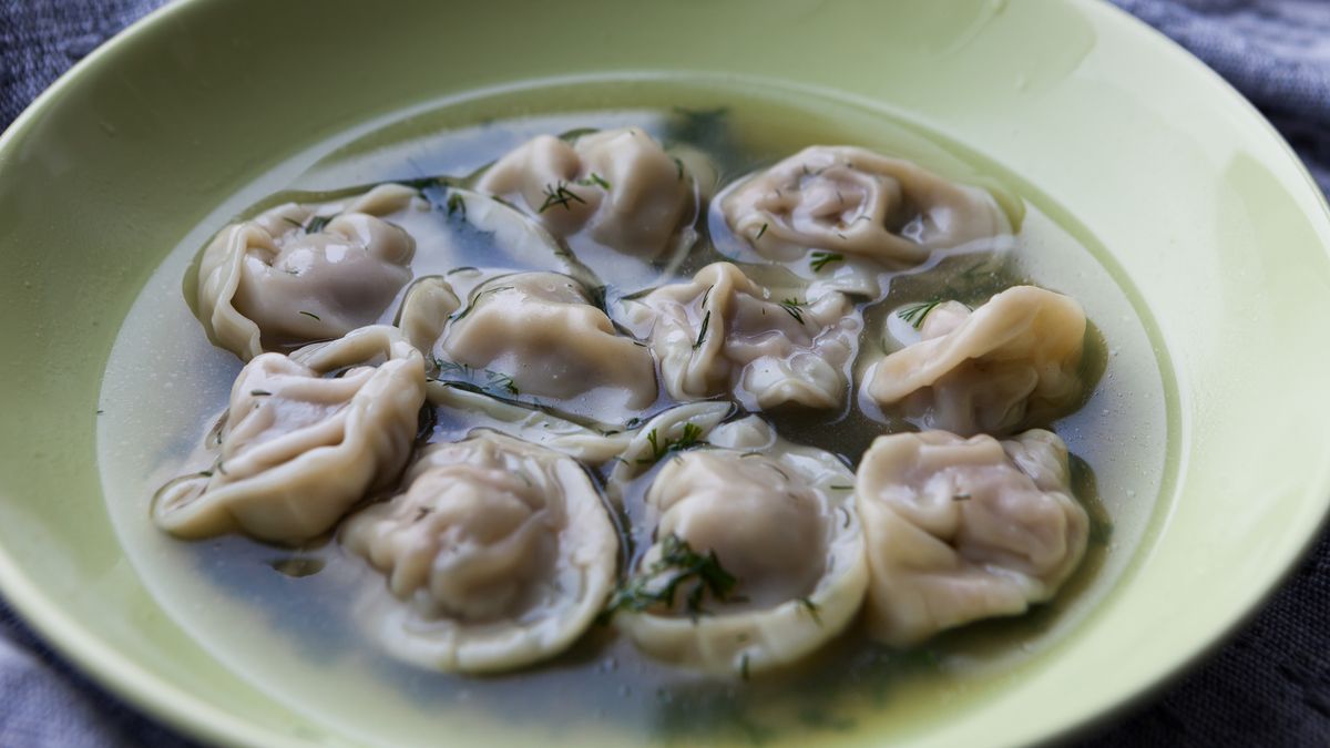 Kreplachy często są podawane w rosole