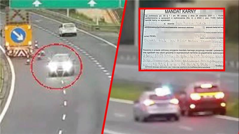 Wjechał pod prąd na S12. Myślał, że mu się upiecze