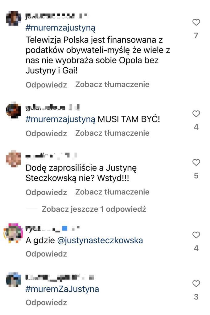 Fani Justyny Steczkowskiej bojkotują Festiwal w Opolu