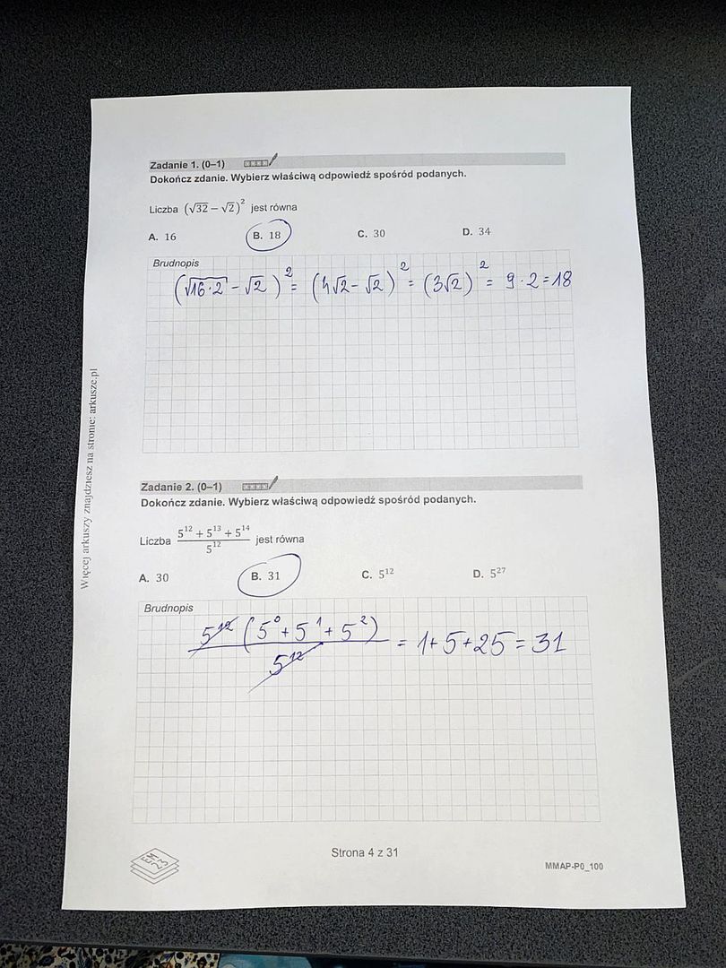 Matura 2025 z matematyki - rozwiązania i odpowiedzi
