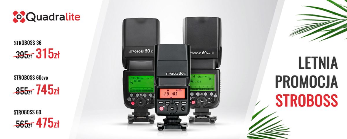 Wakacyjna promocja Quadralite. Kup lampy Stroboss 36, 60 i 50 EVO w niższej cenie 2