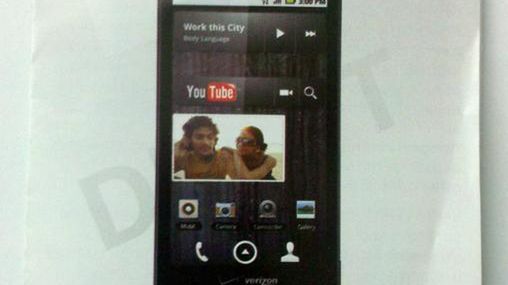 Następca Motoroli Droid (Milestone) na zdjęciu? 1