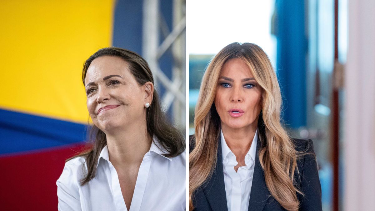 Maria Corina Machado i Melania Trump