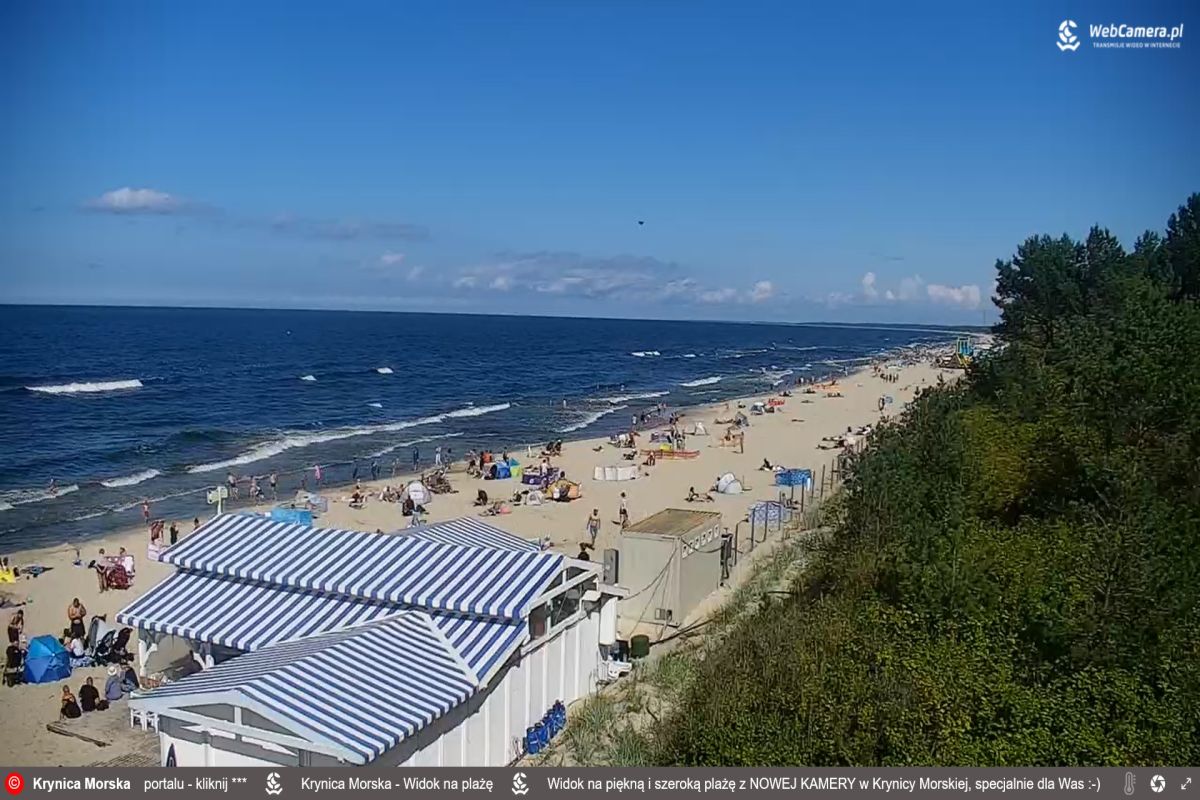 Plaża w Krynicy Morskiej