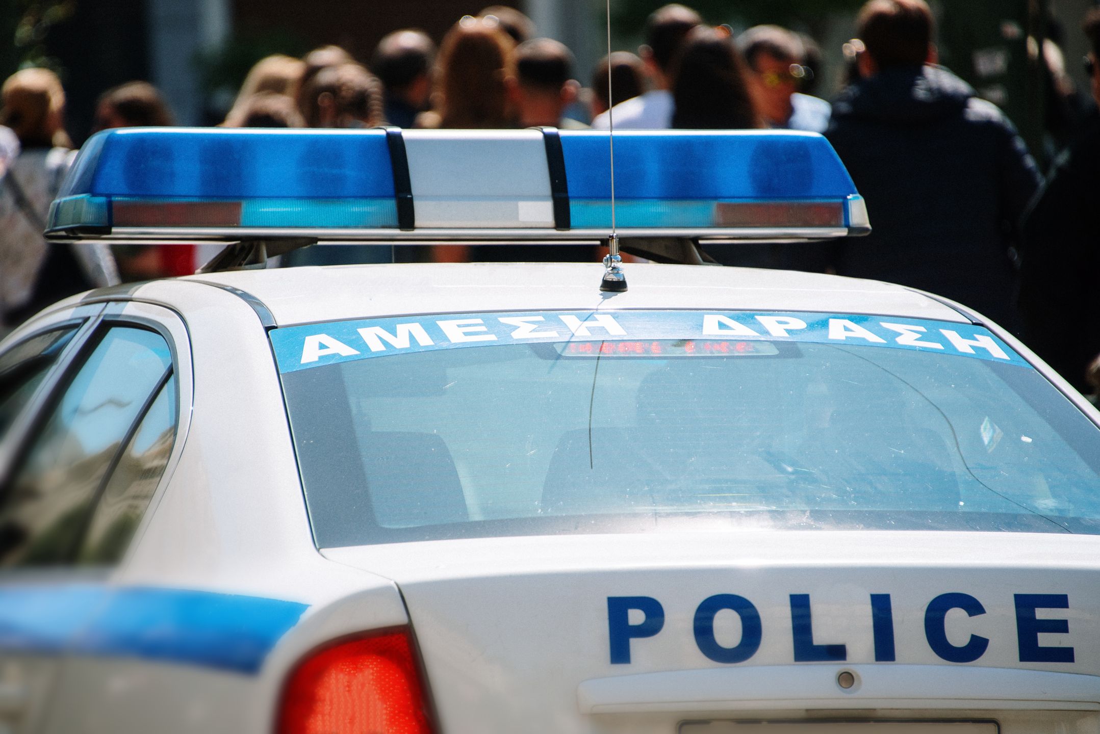Rear view of Greek Police car
A rear view of a greek police car in Athens
MarioGuti