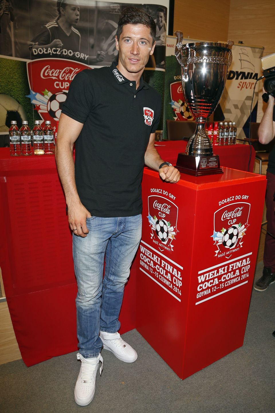 Mianowanie Roberta Lewandowskiego ambasadorem Coca Cola Cup