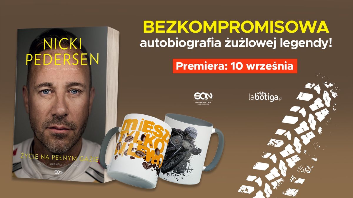 Nicki Pedersen „Życie na pełnym gazie” książka fot. materiały wydawcy