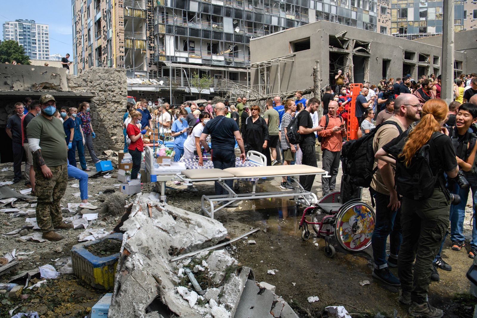Rosyjski zmasowany atak na Ukrainę